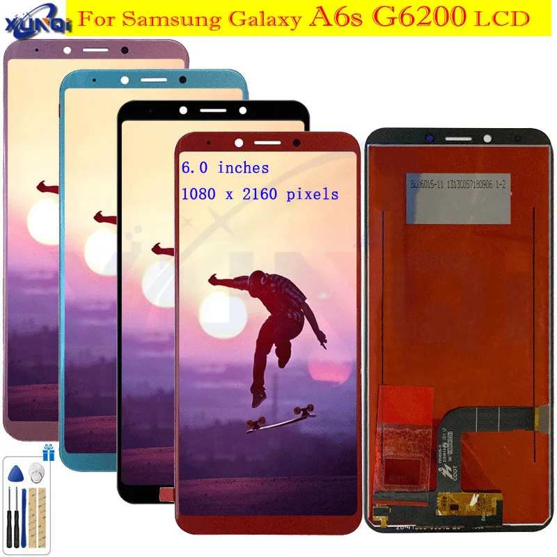 

For Samsung Galaxy A6s G6200 LCD display Touch Screen Digitizer Assembly For Samsung A6s lcd G6200F