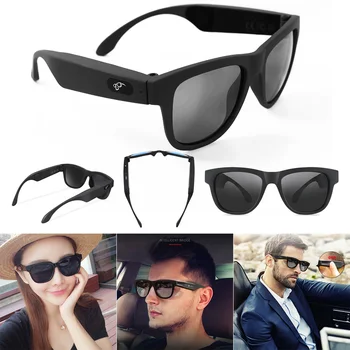 

Bone Conduction Bluetooth Smart Sport Sunglasses Wireless Stereo Music Sunglasses H7JP