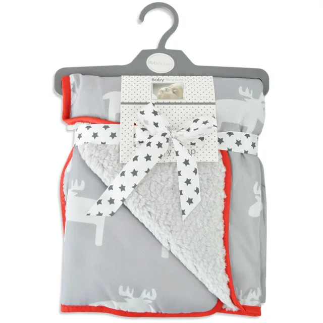 Winter Baby Stroller Wrap Blanket Windproof Carriage Pram Buggy Cart Seat Cover Thickened Swaddling Baby Stroller Accessories - Цвет: deer