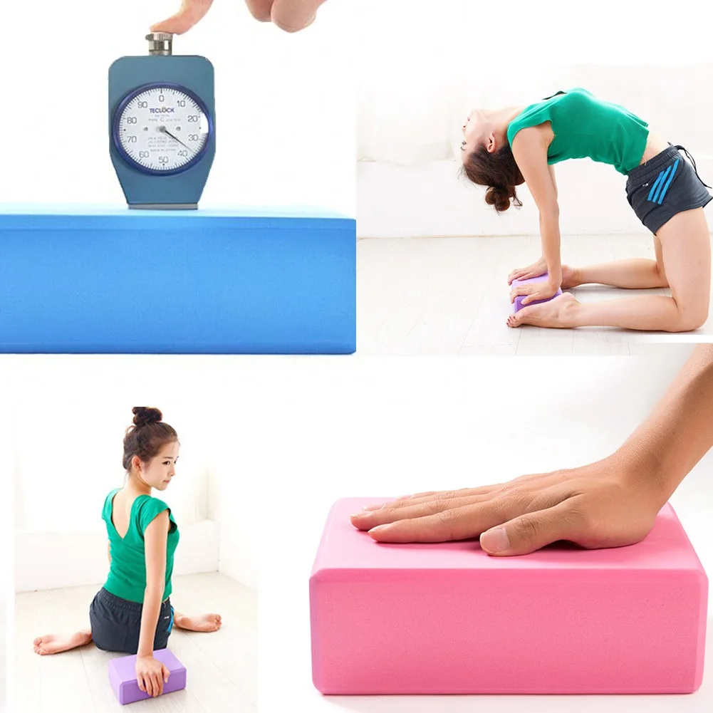 

Gym Blocks Foam Brick Block Girls Body Training Massage Workout Equipment Fitness Lightweight Yoga Support Exercise