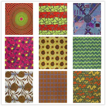 

Nigerian Lace Fabrics African Cotton Print Ankara High Quality veritable Wax 2019 pagne africain Ankara wax fabric