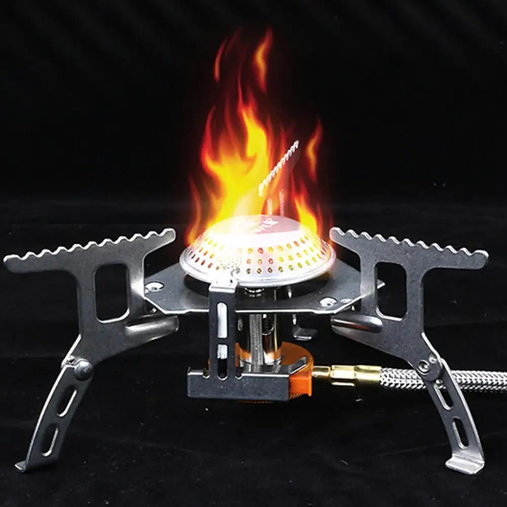 Folding Outdoor Gas Stove Camping Stoves Portable Gas Electronic Stove