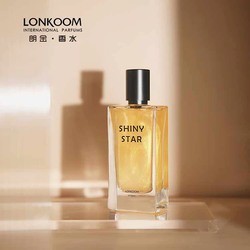 Оригинальный бренд LONKOOM женские духи 50 мл ароматизатор GLEAM STAR EDT с розовым