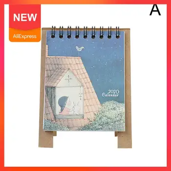 

2020 New Year Kawaii Cartoon Table Calendar Mini Table Calendar Organizer Desk Calendar Book Agenda 2020 Planner I0T8