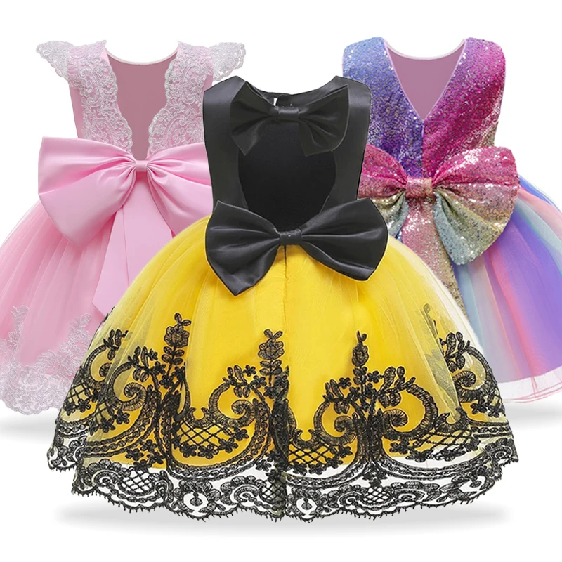 LZH/Новогодние Детские платья для девочек из PU искусственной кожи с бантом и