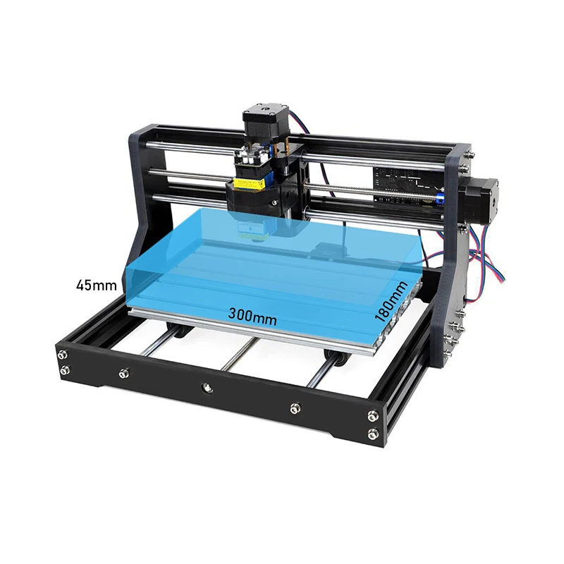 

CNC Router 3018 3 Axis With Offline Pro Laser Engraver，Upgrade from 128MB to 1G Capacity，Pcb Milling Machine,Wood Router.