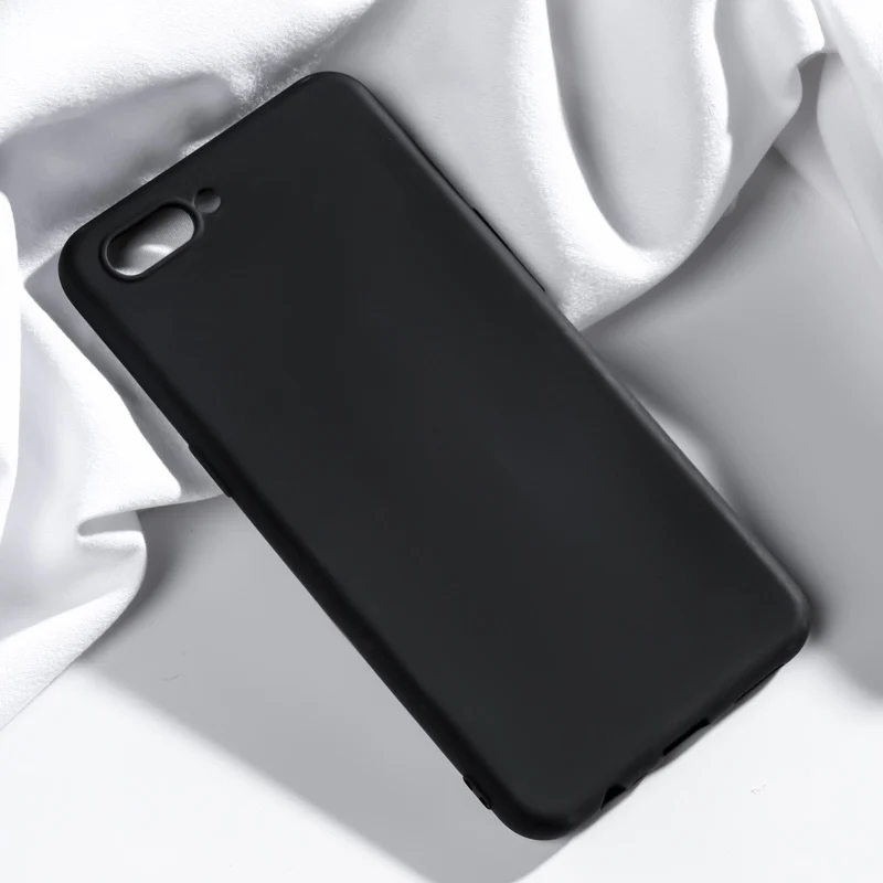 Black 6,2 ''для Oppo A3S чехол OppoA3S карамельный цвет Мягкий Силиконовый ТПУ чехол для Oppo A5 OPPOA5 Чехлы A 3 S A3 S ax5s чехол Fundas - Цвет: Black