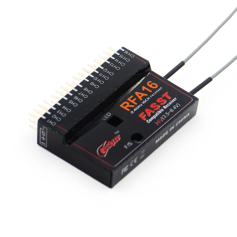 Совместимый приемник Cooltech RFA04A R6008 R7008HV SBUS Futaba Fasst 2 4G 8ch 6EX T8FG T10C T12FG 14SG 16SG 16SZ 18SZ 18MZ