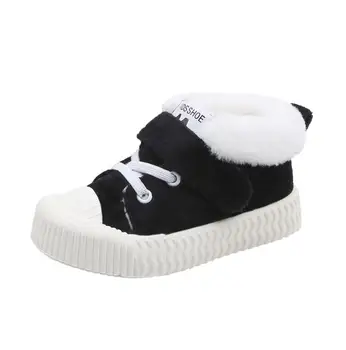 

Autumn Winter Warm Kids Sneakers For Girls Boys Children's Canvas Shoes Toddler Baby Footwear Size 22-31