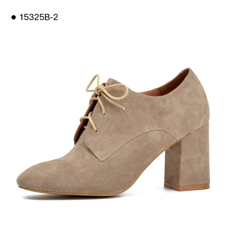 Распродажа; Donna-in; ботильоны для женщин из натуральной кожи на высоком каблуке; модные ботинки с острым носком; женская обувь; женские ботинки - Цвет: 15325B-2-Sand