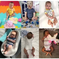 Baby Girl Jumpsuit 6Pcs/Lot Body Suit Spring Summer Toddler Boys Romper Cartoon Newborn Outfits Infant Clothes Set Cotton 2