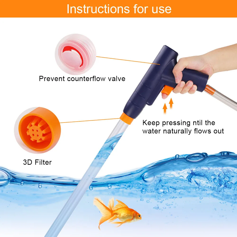 Aquarium Vacuum Cleaner, Aquarium Gravel Cleaner