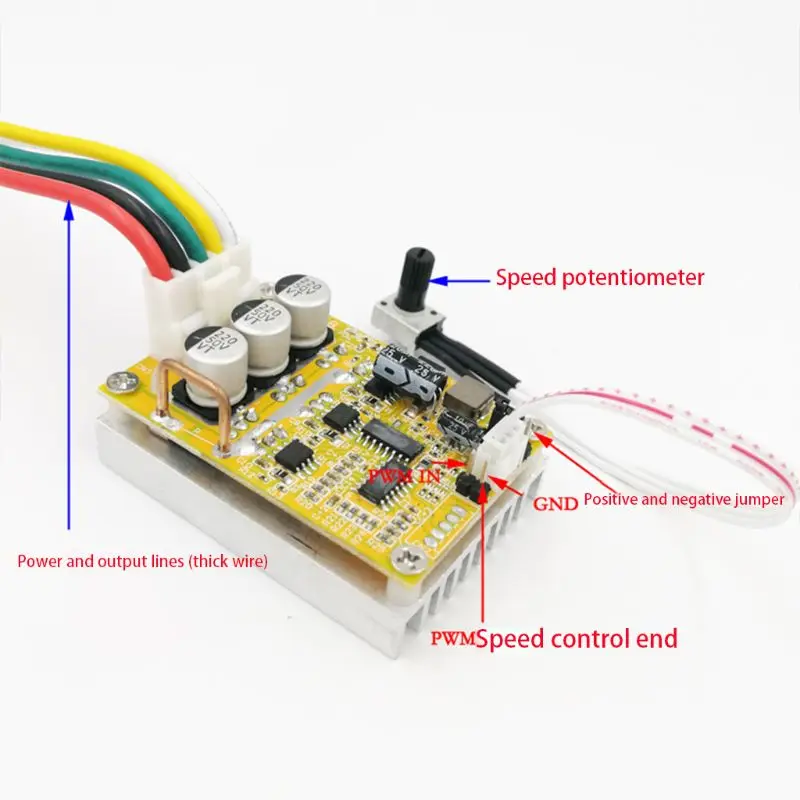 350W 5 V-36 вольтового источника электропитания постоянного тока драйвера BLDC бесщеточный контроллер широкий Напряжение высокое Мощность