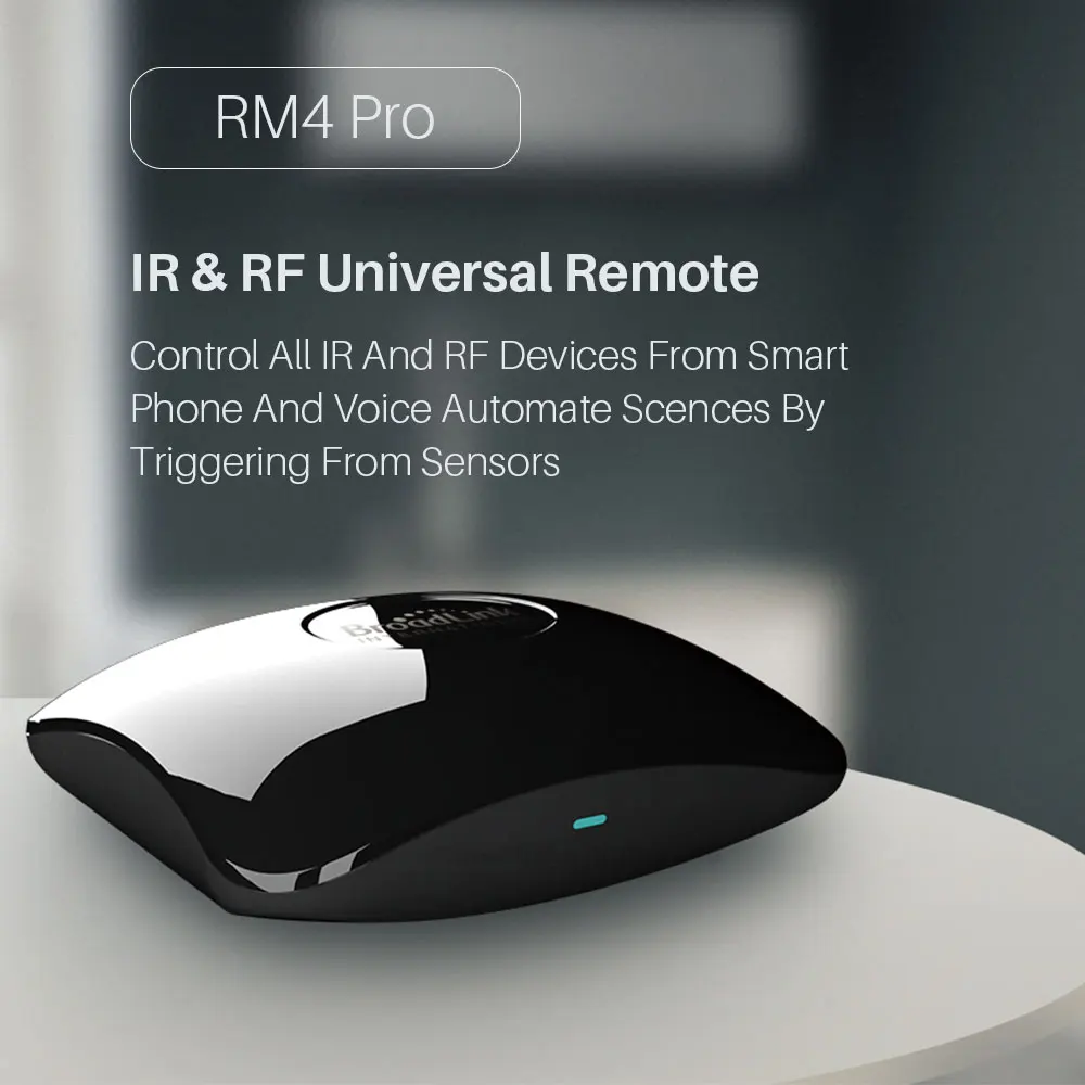 Broadlink RM4 Pro Smart Home Automation WiFi IR RF Universal Intelligent  Remote