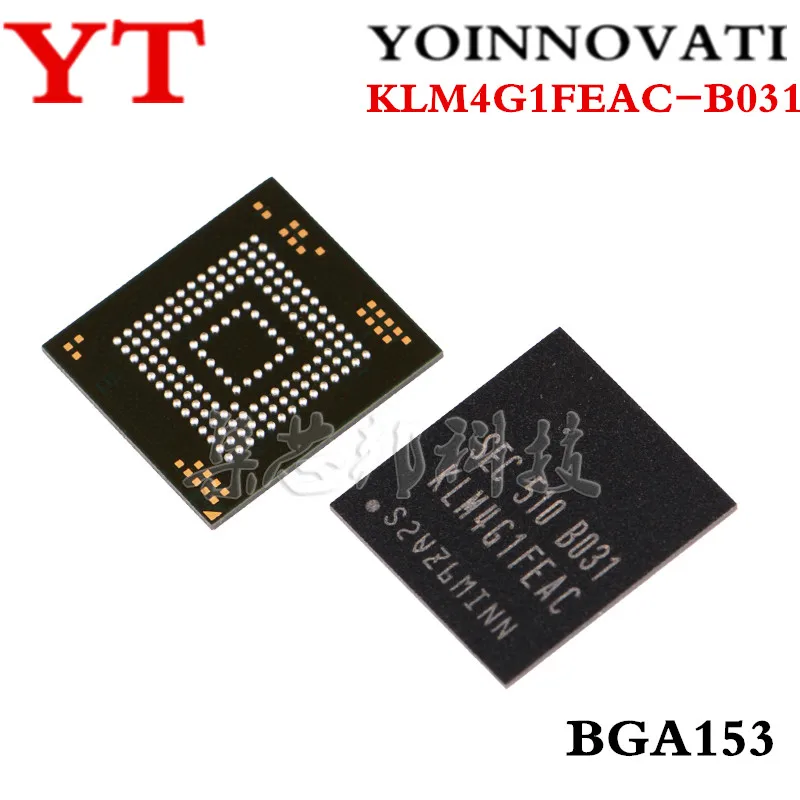5 шт./лот KLM4G1FEAC-B031 BGA EMMC KLM4G1FEAC B031 BGA153 | Электронные компоненты и принадлежности