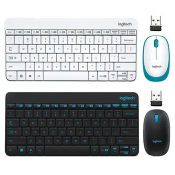 

Logitech MK245 USB Nano Wireless 1000DPI Ergonomic Mini Keyboard Mouse Set Computer Peripheral Accessories