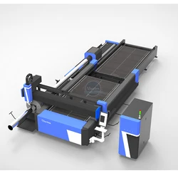 Machine de découpe Laser CNC à haute vitesse, 6000W, pour Fiber métallique, pour tuyaux ronds et carrés 