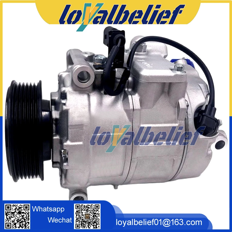 

Auto Air Conditioner Compressor Cooling Pump 6SEU14C for Audi A8 Saloon 4.2 TDI ; Q7 4L 4.2 TDI A/C 4E0260805AK 4E0260805BC