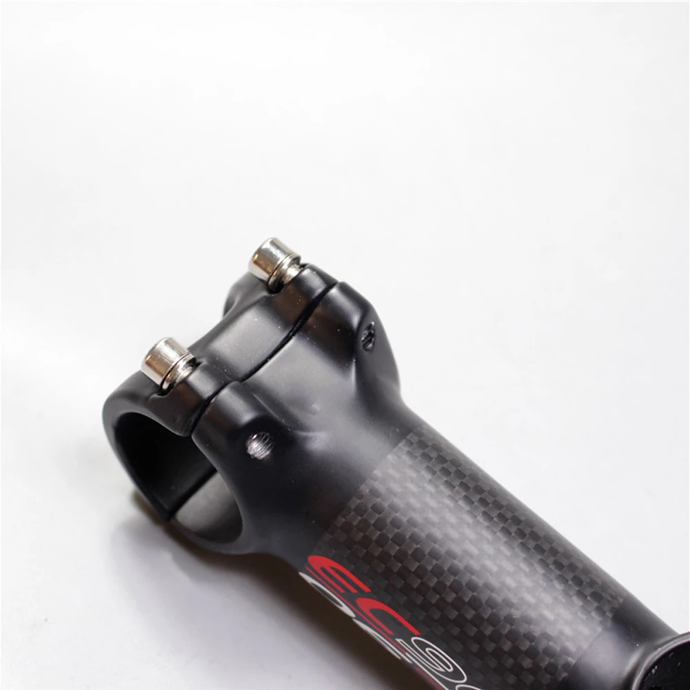 Bicycle Sports Decorative Road Bike Easy Install Practical Riser Stem Semi-carbon Fiber Outdoor Strong Black Replacement Durable
