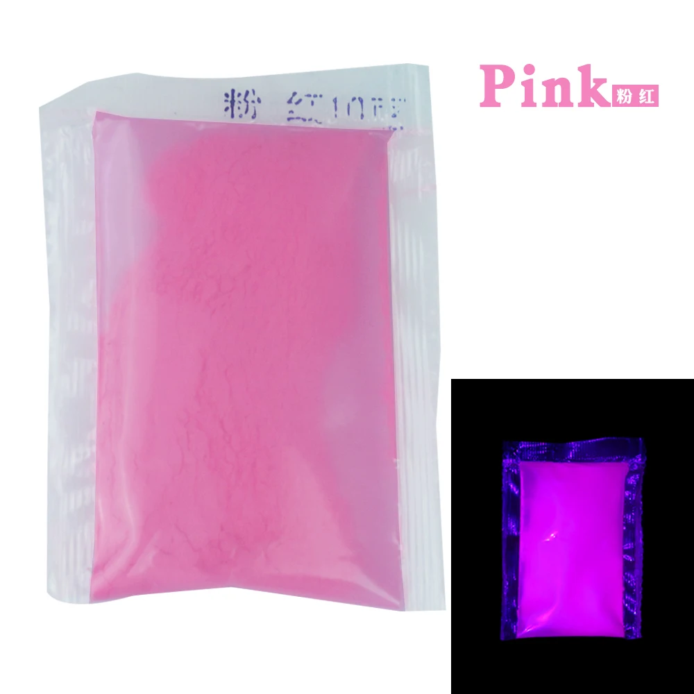 

10g Pink Luminous Paint Fluorescence DIY Noctilucent Powder for Party Creative Glow In Dark Decorations