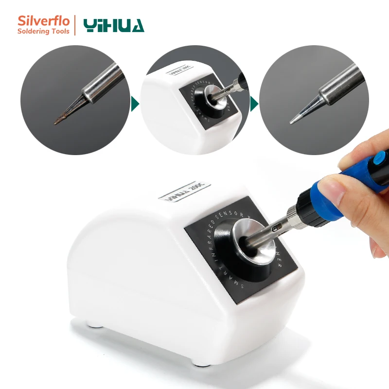 YIHUA 200C защитные наконечники паяльника чистящие медный провод инструмент для