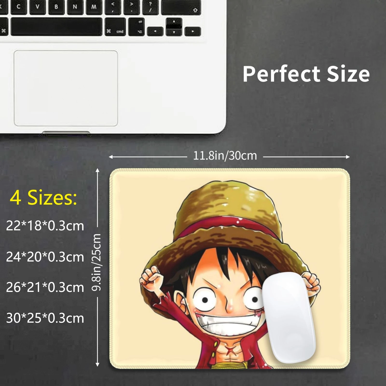 One Piece Luffy Chibi Mouse Pad 904 Anime Waifu Chibi Manga One Piece One Piece Pirate Monkey Mouse Pads Aliexpress