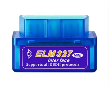 

100pcs Super Mini ELM 327 Bluetooth V2.1 Auto OBD2 Diagnostic Scanner Tool Works On Android Tourque Without Track