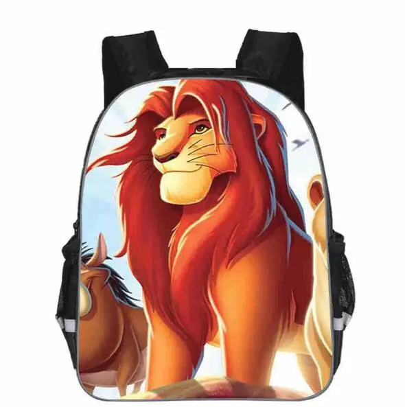 Mochilas Infantil Король Лев Симба школьные ранцы подарок на год для девочек-подростков с изображением мультипликационных персонажей для детей Детская сумка-рюкзак для мальчиков и девочек