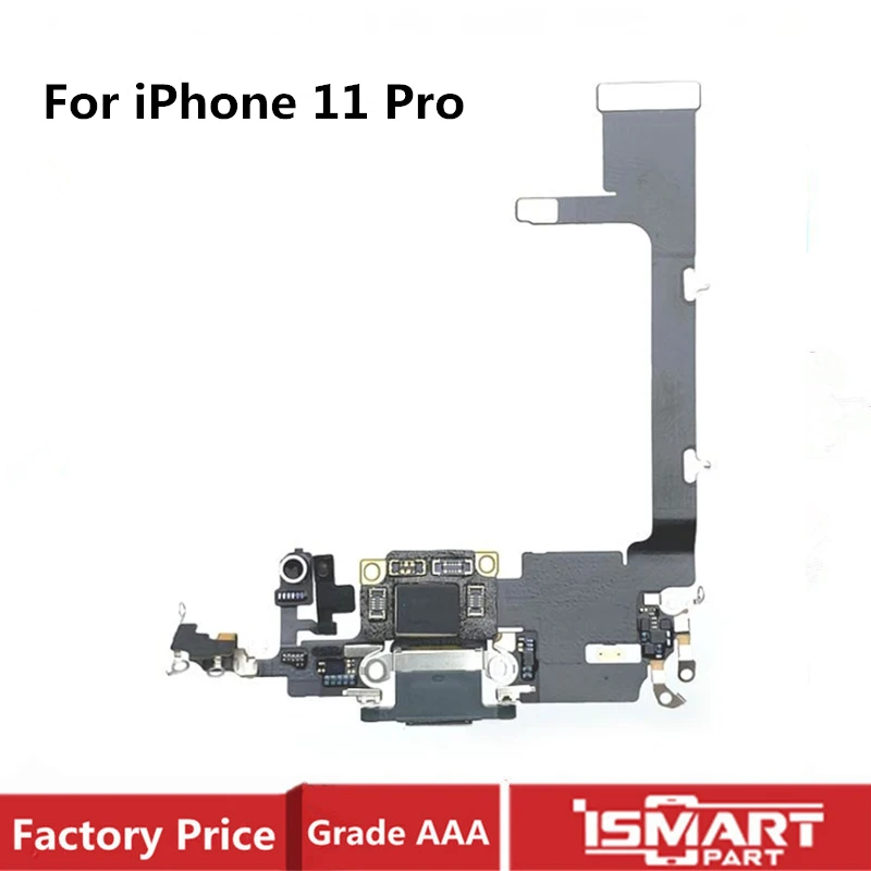 10pcs Lot New Charger Port USB Dock Connector Flex Cable For iPhone 6S 4 7 Headphone Jack Mic Flex Ribbon Replacement Repair