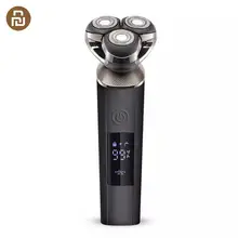 MSN Smart Electric Shaver Large LCD Screen Cordless Type C Rechargeable Waterproof Dry Wet 9100rpm Low Noise Shave Razor