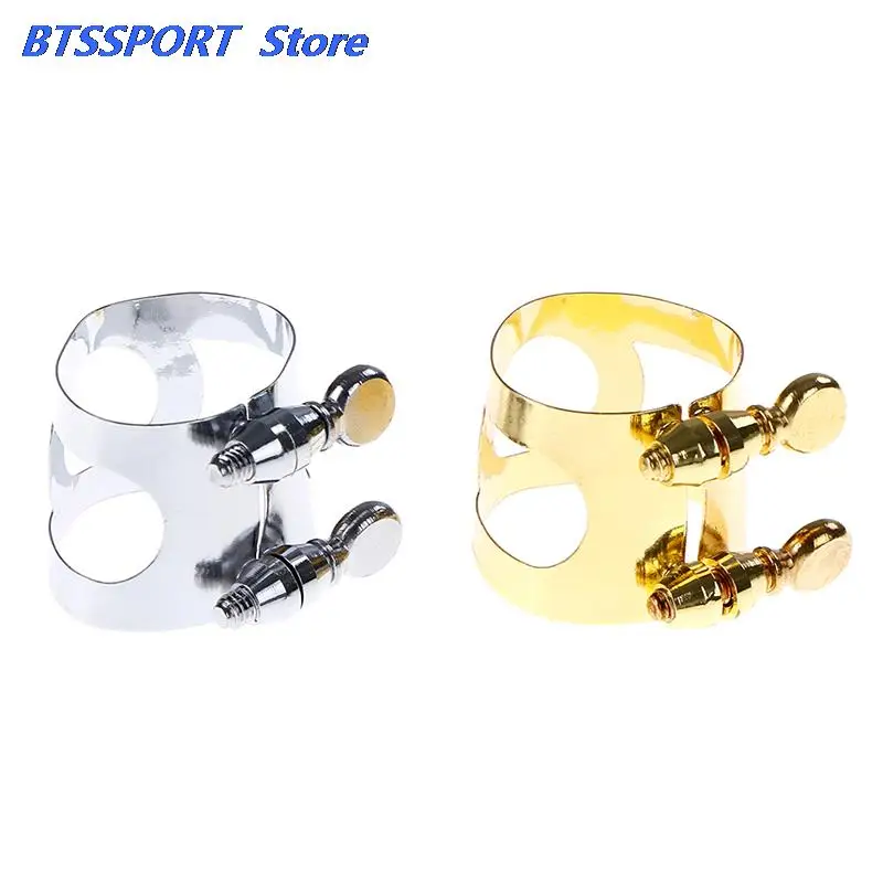 Clarinet Accessories Mouthpiece Clarinet Ligature Clip Fastener for Clarinet Parts Metal Gold & Silver Color Stainless steel Mouthpiece Protection