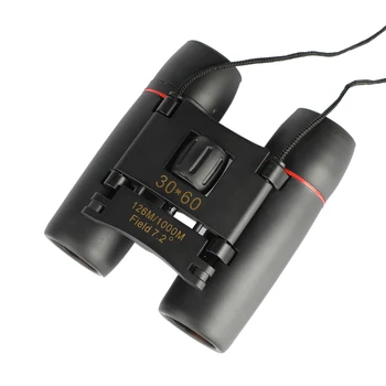 

Hiking Camping Mini Binoculars Telescope 30x60 Opical Glasses Red Film Mini-telescope Military Binoculars Portable Telescope