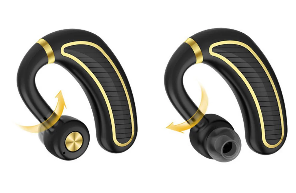Новинка, 300 мАч, емкость аккумулятора, гарнитура без рук, Bluetooth V4.1, гарнитура с HD микрофоном [длительное время ожидания, Бизнес Стиль], беспроводная