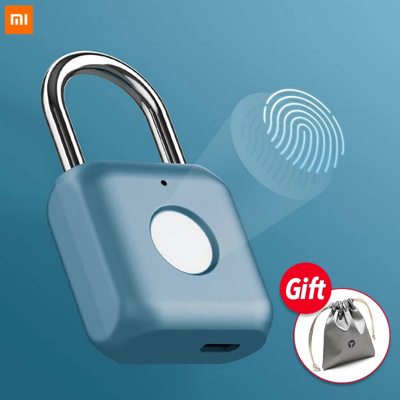 Xiaomi Mijia YD Умный Замок работающий по отпечатку пальца навесной замок Kitty Hardcore