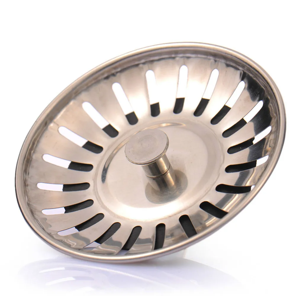 

High Quality Stainless Steel Kitchen sink Strainer Stopper Waste Plug Sink Filter filtre lavabo bathroom hair catcher