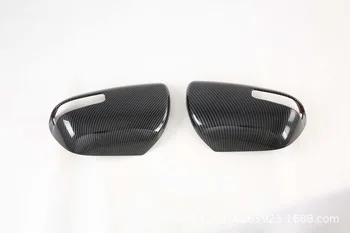 

New Car Rearview Mirror Cover Trim Fit For Toyota Sienna 2013-2020 Silver and Carbon fiber