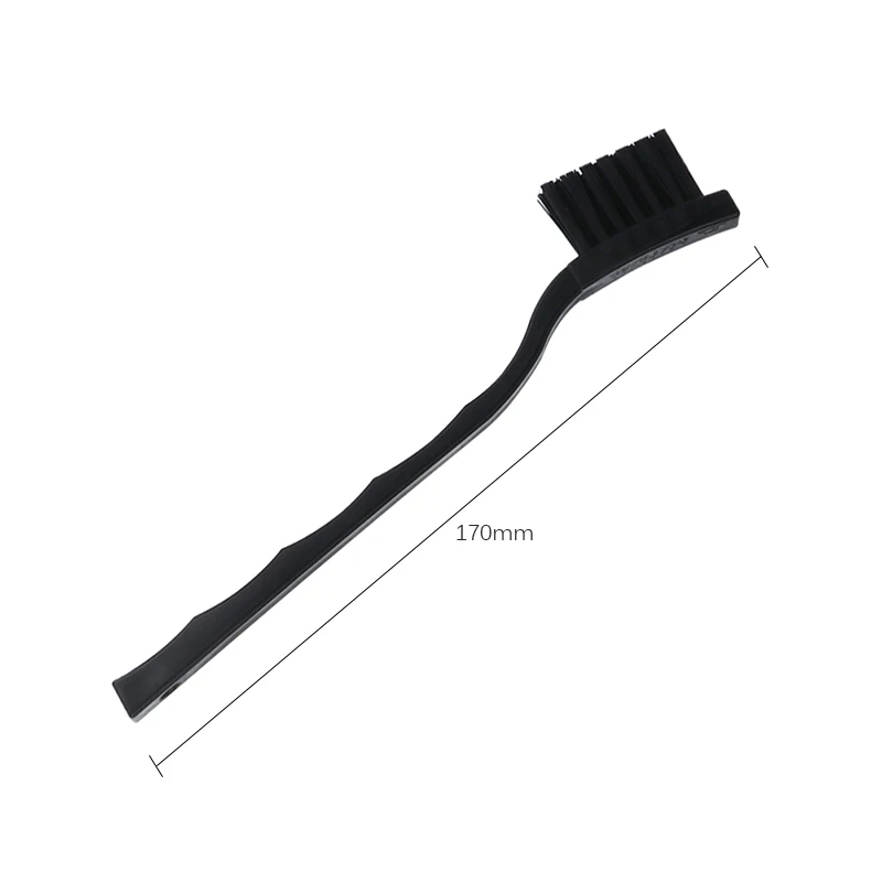 FIXFANS 2Pcs 17cm Black Anti Static Nylon Brushes PCB Cleaner Brush for Mobile Phone Tablet Laptop Computer Cleaning Repair Tool (3)