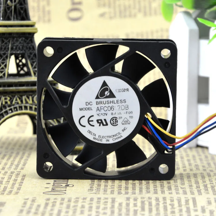 AFC0612DB-F00 вентилятор постоянного тока осевой 12 в 60X15 7200 об/мин защита двигателя охлаждения