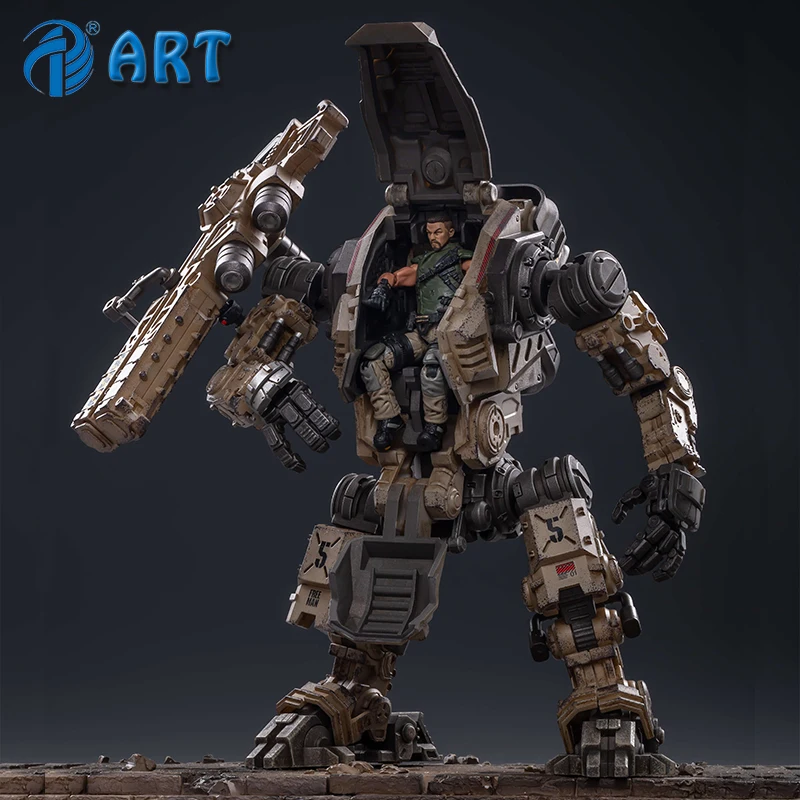 JOYTOY 1/18 Free Man Action робот из стальной кости песок Тяжелая огневая мощь Mecha