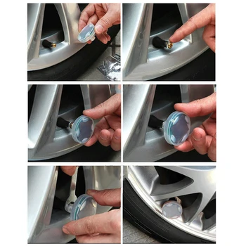 

4 Modes Tire Lamp 12 LED RGB Car Auto Solar Energy Decoration Transparent