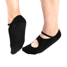 Носки для профессиональной тренировки, йоги, четыре сезона, универсальные нескользящие носки, хлопковые эластичные носки-тапочки, идеально подходят для прыжков, балета, йоги
