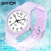 Fashion Sanda Top Brand Calenda Quartz Watch Minimalism Style Ladies Wristwatch Simple Black White Waterproof Watch Clock Reloj 1