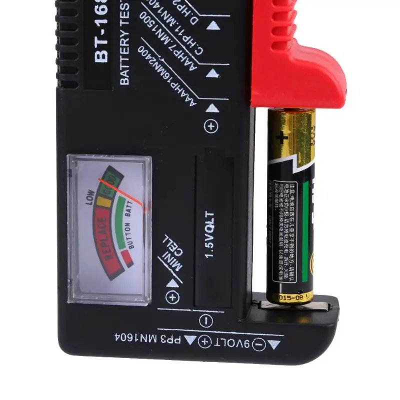 Универсальный, цифровой, с ЖК-дисплем Проверка батареи показывает Вольт тестер электрические инструменты измерительные инструменты для 1,5 В и AA AAA батареи