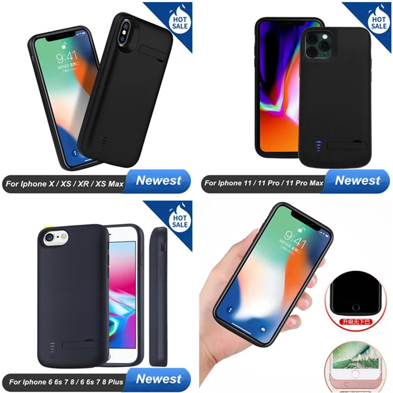 Power Bank 10000Mah Battery Case for iPhone 15 14 13 12 11 and earlier models