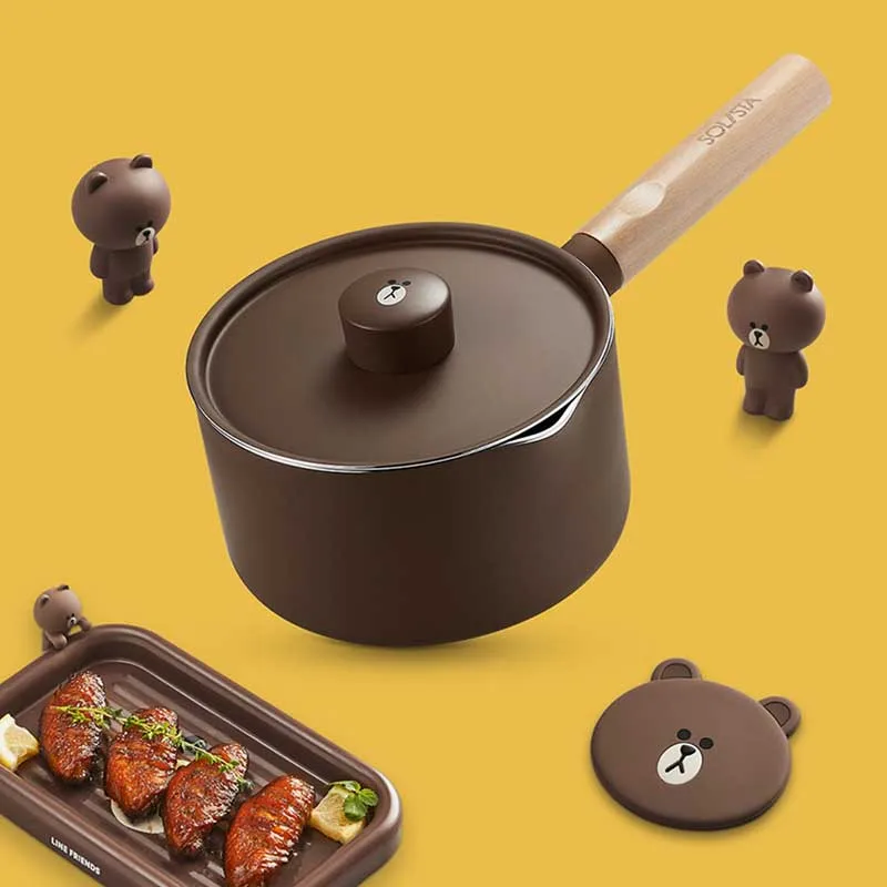 Xiaomi Youpin мини кастрюли для молока, горшки, рождественский подарок, шоколадный молочный суп, не прилипающий, для приготовления пищи, общего использования, для газовой и индукционной плиты
