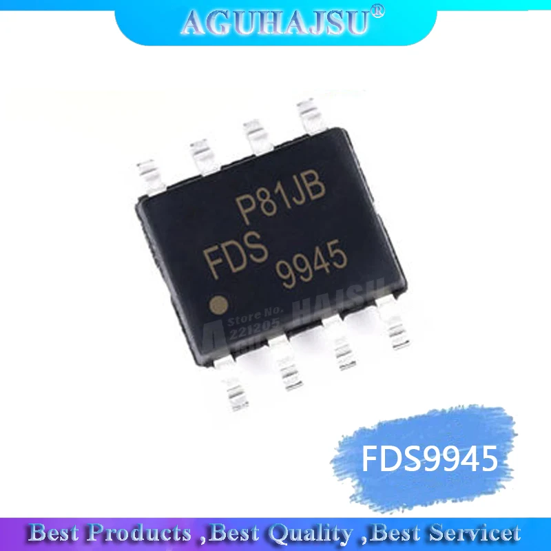 10 шт./лот FDS9945 LCD высокое напряжение MOS трубка FDS9945N 9945N AO9945 SI9945 оригинал |