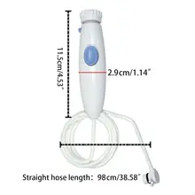 Аксессуары для гигиены полости рта, стандартный водяной шланг, ручка для ирригатора полости рта, WP-100, белый+ синий, 11,5 см* 2,9 см* 98 см