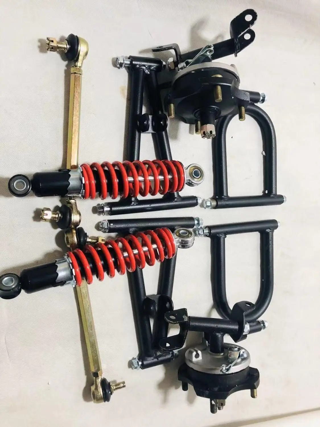 Квадроцикл GO KART KARTING DIY амортизаторы для мотоцикла передняя подвеска барабан