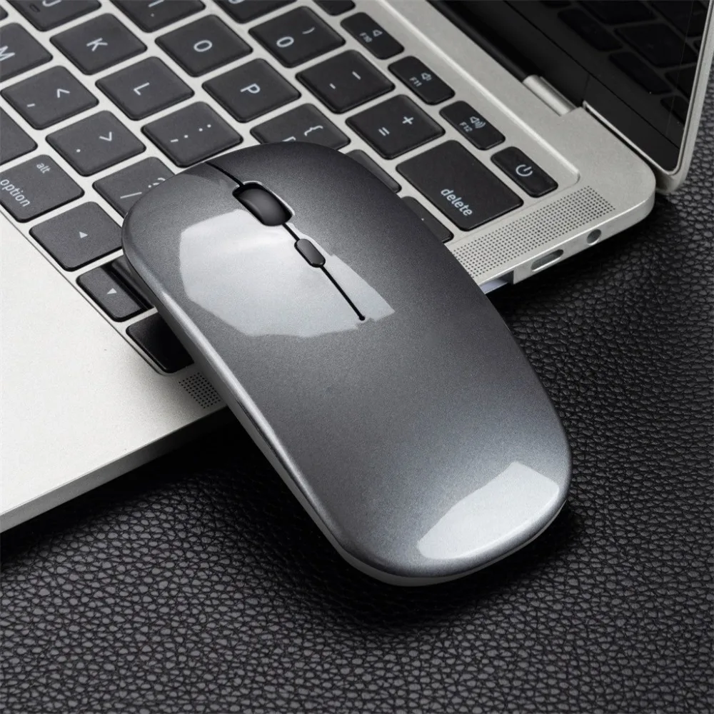 Беспроводная мышь 2,4 ГГц оптическая USB игровая мышь мини Бесшумная 1600 dpi перезаряжаемая Бесшумная мышь для ПК ноутбука Новинка
