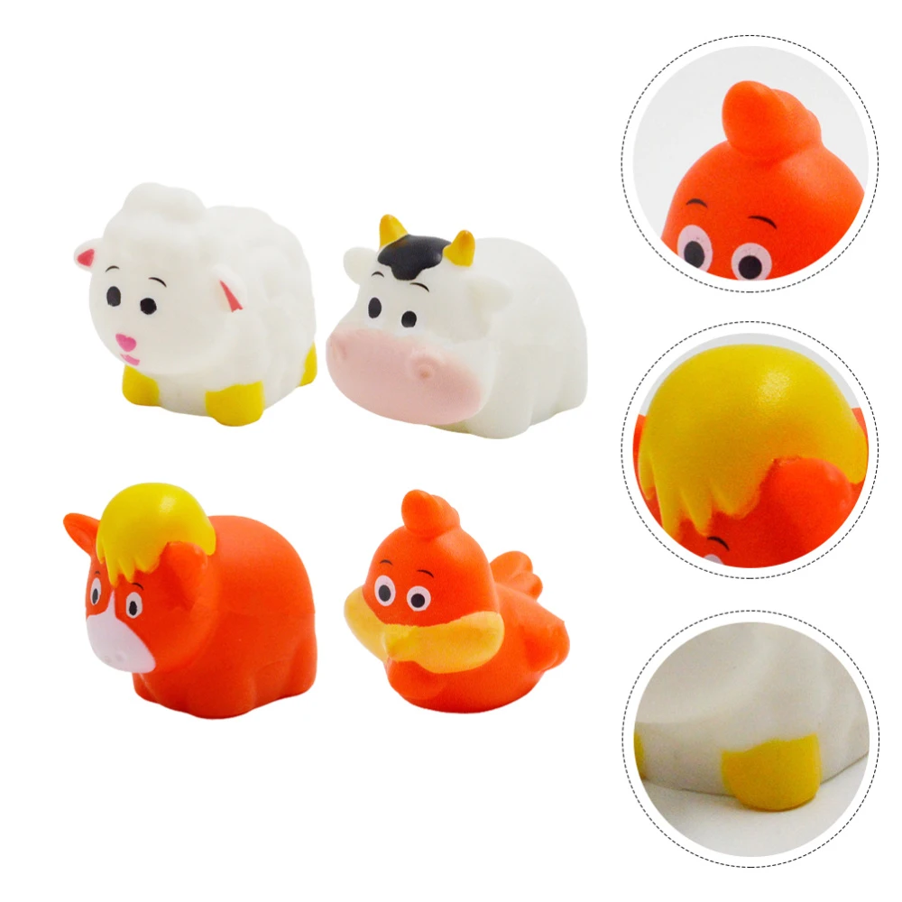 Juguetes luminosos flotantes de dibujos animados para bebés, 4 de baño| - AliExpress